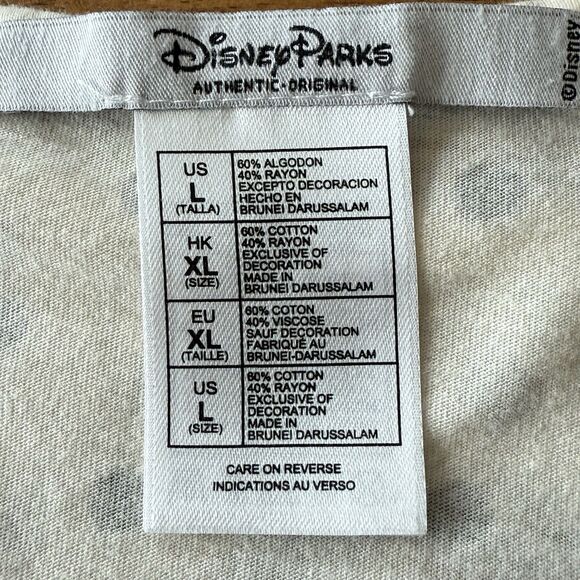 Disney Parks Minnie Mouse Bow Top Women's Approx Large White Black Polka Dots - Picture 4 of 7